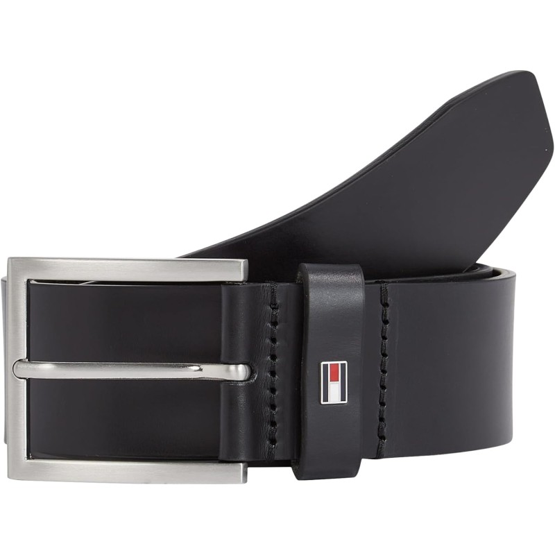Tommy Hilfiger Uomo Cintura Hampton 4.0 Cintura in Pelle - W110 Nero (Black) Tommy Hilfiger Uomo Cintura Hampton 4.0 Cintura in Pelle - W110 Nero (Black)