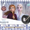 Frozen II Libro dei graffi libro di graffi e album da colorare, con stencil e adesivi glitterati con Anna & ELSA, Activity Book per casa e in viaggio