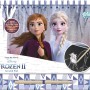 Frozen II Libro dei graffi libro di graffi e album da colorare, con stencil e adesivi glitterati con Anna & ELSA, Activity Book per casa e in viaggio