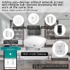 MOES Tuya ZigBee e BLE Multi-mode Smart Home Gateway WiFi Mesh Hub, funziona con Tuya ZigBee o prodotti BLE Smart Home, controllo vocale tramite Alexa Google Home