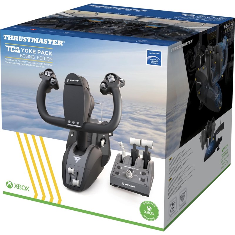 Thrustmaster TCA Yoke Pack Boeing Edition - official Licensed by Boeing per Xbox Series X|S / Xbox One / PC Thrustmaster TCA Yoke Pack Boeing Edition - official Licensed by Boeing per Xbox Series X|S / Xbox One / PC