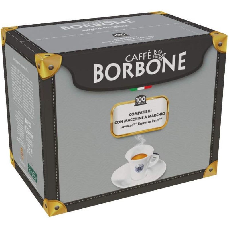 CAFFÈ BORBONE Miscela Blu - 90 Capsule - Compatibili Con Le Macchine Nescafè* Dolce Gusto* & Respresso, Miscela Nera - 100 Capsule - Compatibili Con Le Macchine Ad Uso Domestico Nespresso*