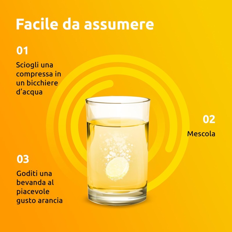 Supradyn Difese Integratore Multivitaminico con Vitamina D3, C, Zinco, Integratore Difese Immunitarie Adulti, Multivitamine per Sistema Immunitario - 30 Compresse Effervescenti Gusto Arancia - 30 unità (Confezione da 1)