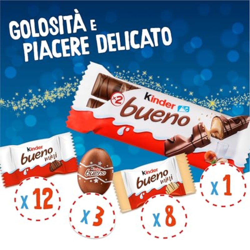 Kinder Bueno Calendario dell'Avvento 181 g
