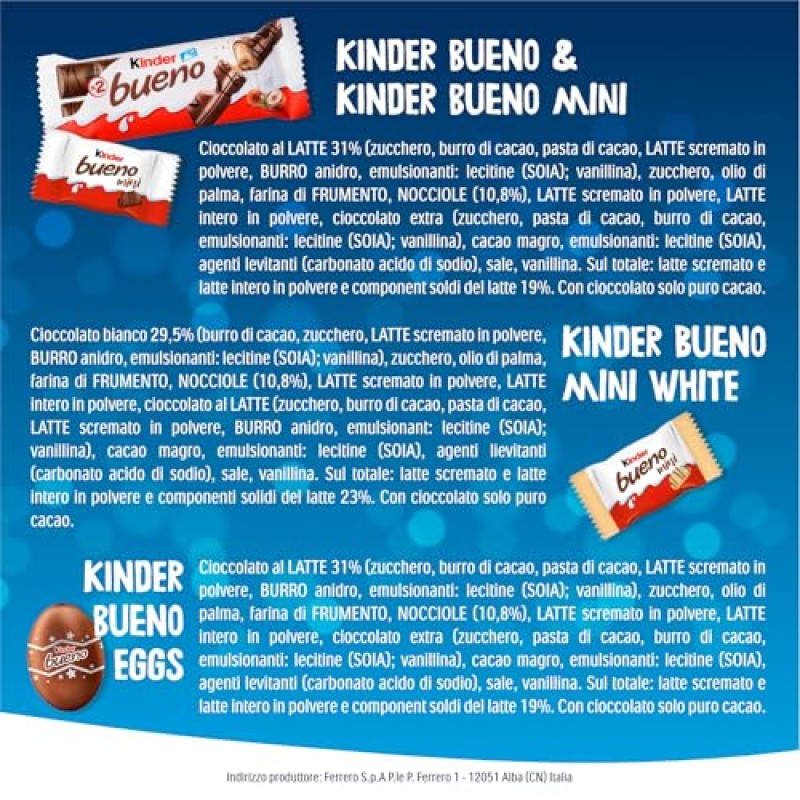 Kinder Bueno Calendario dell'Avvento 181 g