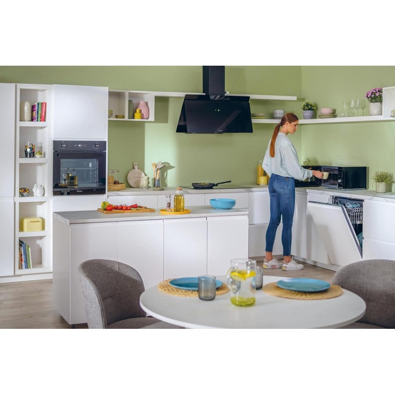 Candy Moderna Forno a Microonde con Grill, 20 Litri, 700W, 40 Programmi, 6 Livelli di Potenza, Funzioni Defrost e Autoclean, App hOn, Libera Installazione, 45,2 x 35,7 x 26,2 cm, Nero - CMGA20TNDB Candy Moderna Forno a Microonde con Grill, 20 Litri, 700W, 40 Programmi, 6 Livelli di Potenza, Funzioni Defrost e Autoclean, App hOn, Libera Installazione, 45,2 x 35,7 x 26,2 cm, Nero - CMGA20TNDB