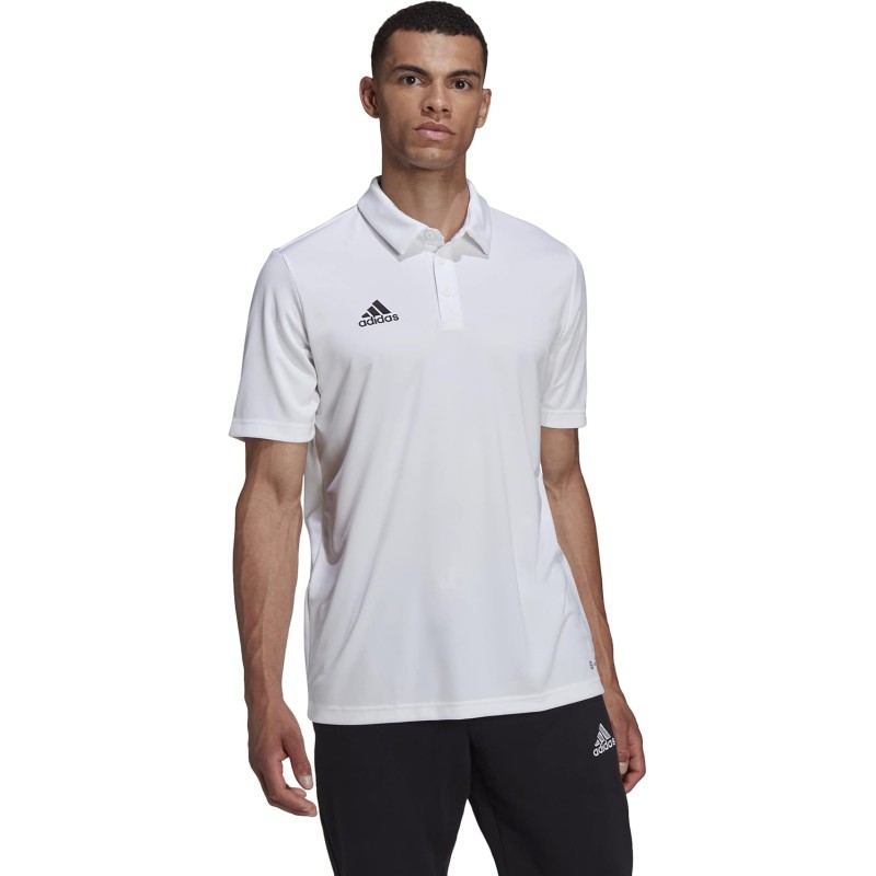 adidas Entrada 22 Polo Shirt Maglietta Uomo (Pacco da 1) - M White adidas Entrada 22 Polo Shirt Maglietta Uomo (Pacco da 1) - M White