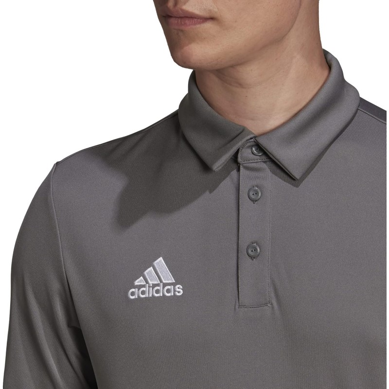 adidas Entrada 22 Polo Shirt Maglietta Uomo (Pacco da 1) - L Team Grey Four