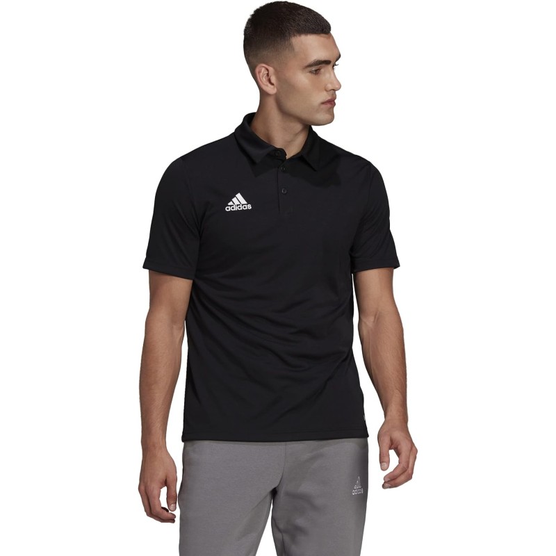 adidas Entrada 22 Polo Shirt Maglietta Uomo (Pacco da 1) - L Nero