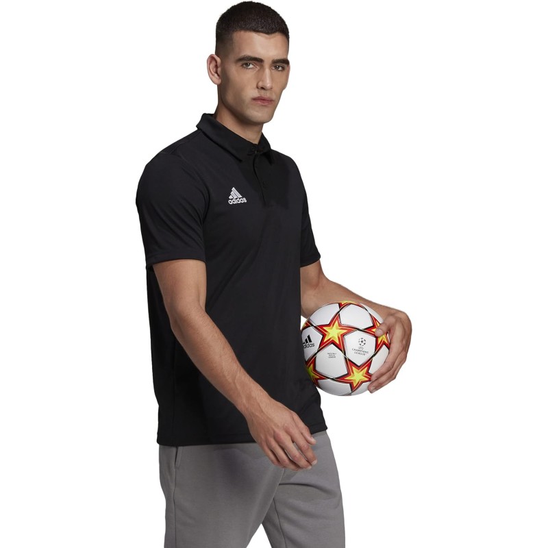 adidas Entrada 22 Polo Shirt Maglietta Uomo (Pacco da 1) - L Nero
