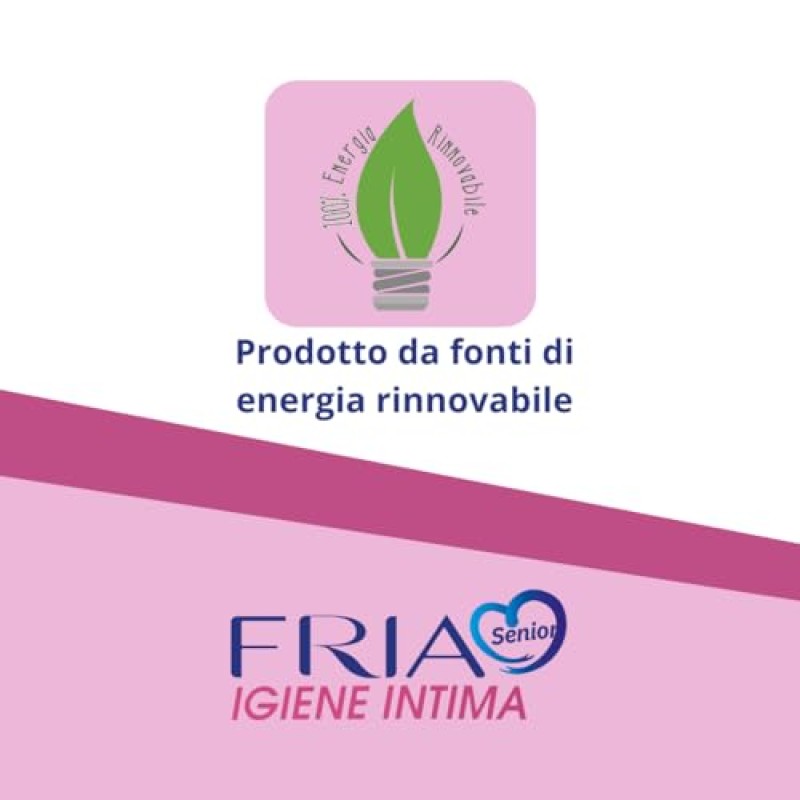 Salviette per l’Igiene Intima degli Anziani - con Estratti di Rosa Centifolia e Tiglio - Azione Riequilibrante - Antiodore - Formato: 60 Salviette - FRIA Senior - 60 unità (Confezione da 1)