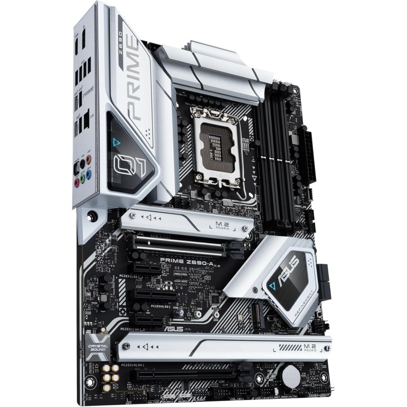ASUS PRIME Z690-A Scheda Madre ATX, Intel Z690, LGA1700, DDR5, PCI 5.0, Intel 2.5Gb Ethernet, Realtek 7.1 Surround, 4xM.2, 4xSATA 6GB/s, 1xUSB 3.2 Gen 2x2, Armoury Crate, Aura Sync RGB - ATX ASUS PRIME Z690-A Scheda Madre ATX, Intel Z690, LGA1700, DDR5, PCI 5.0, Intel 2.5Gb Ethernet, Realtek 7.1 Surround, 4xM.2, 4xSATA 6GB/s, 1xUSB 3.2 Gen 2x2, Armoury Crate, Aura Sync RGB - ATX