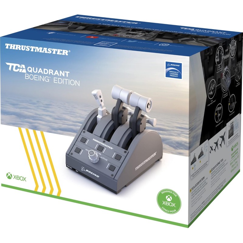 Thrustmaster TCA Quadrant Boeing Edition - Officially Licensed by Boeing - for Xbox Series X,S / Xbox One / PC
