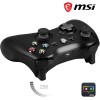 MSI FORCE GC30 V2 Wireless PC Gamepad Controller - 2.4 GHz, batteria Li-Ion 600mAh, coperture D-Pad sostituibili, due motori a vibrazione, USB 2.0 - cablato/wireless - Nero MSI FORCE GC30 V2 Wireless PC Gamepad Controller - 2.4 GHz, batteria Li-Ion 600mAh, coperture D-Pad sostituibili, due motori a vibrazione, USB 2.0 - cablato/wireless - Nero