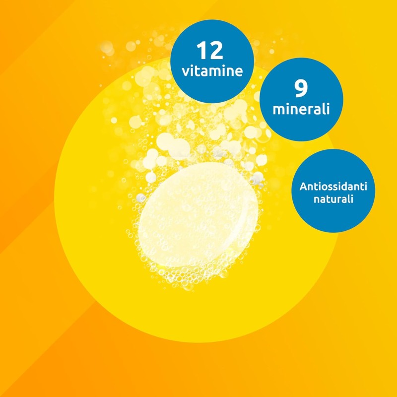 Supradyn Ricarica 50+ Integratore Multivitaminico Completo Vitamine E Minerali Con Vitamina B12, C, D, Zinco Per Stanchezza Fisica E Concentrazione Dai 50 Anni Uomo E Donna, 30 Compresse Effervescenti - 30 unità (Confezione da 1)