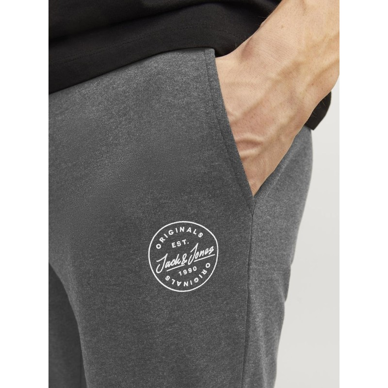 JACK & JONES Sweatpants Regular Fit Sweatpants - S Grigio Scuro Mélange JACK & JONES Sweatpants Regular Fit Sweatpants - S Grigio Scuro Mélange