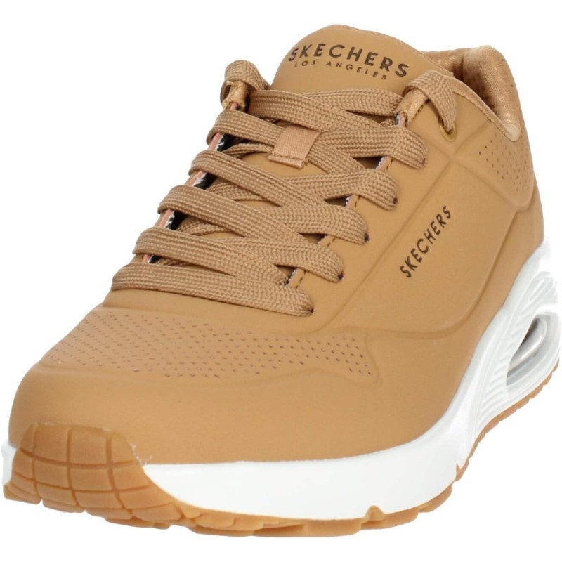 Skechers Uno Stand On Air, Scarpe da Ginnastica Uomo - 45.5 EU Tan Durabuck Trim Skechers Uno Stand On Air, Scarpe da Ginnastica Uomo - 45.5 EU Tan Durabuck Trim