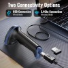 Tera 2D QR Lettore di Codici a Barre Senza Fili USB Cablato 1D 2D Wireless Barcode Scanner Codici a Barre Digitali/Stampati Funziona con Windows Mac Linux, D5100 - 2D Blau