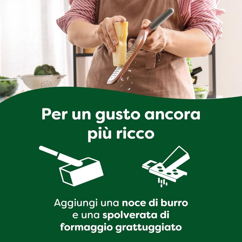 Knorr Risotto con Zafferano e Funghi Porcini, Risotto Pronto con Ingredienti Naturali, 100% Riso Italiano e Chicci al Dente, Preparazione in Pentola o al Microonde, 175g, 2 Porzioni - 175 g (Confezione da 1)