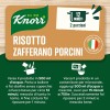 Knorr Risotto con Zafferano e Funghi Porcini, Risotto Pronto con Ingredienti Naturali, 100% Riso Italiano e Chicci al Dente, Preparazione in Pentola o al Microonde, 175g, 2 Porzioni - 175 g (Confezione da 1)