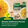 Knorr Risotto con Zafferano e Funghi Porcini, Risotto Pronto con Ingredienti Naturali, 100% Riso Italiano e Chicci al Dente, Preparazione in Pentola o al Microonde, 175g, 2 Porzioni - 175 g (Confezione da 1)