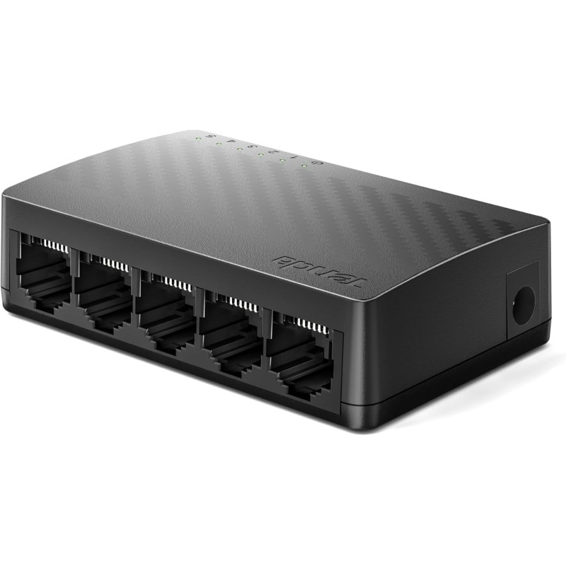 Tenda Switch Ethernet Gigabit 5 Porte, 10/100/1000Mbps, Hub Ethernet, Mini - Switch 5 Porte Tenda Switch Ethernet Gigabit 5 Porte, 10/100/1000Mbps, Hub Ethernet, Mini - Switch 5 Porte