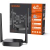 Tenda 4G03 Pro Router 4G LTE Cat4 Wireless N300Mbps, Router WiFi con SIM, Ricarica con Power Bank, Due Antenne Esterne, Porta LAN/WAN, Modem 4G SIM, Senza Configurazione, Plug&Play