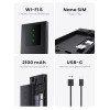 Tenda MF3 Saponetta WiFi con SIM 4G LTE Cat4, Wireless WiFi 6 AX300 Portatile, Batteria Ricaricabile, USB-C Port, WPA3, Hotspot con SIM, Senza Configurazione, Plug&Play