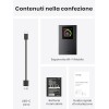 Tenda (Nuovo) MF6 Saponetta WiFi con SIM CAT 4 150Mbps, Wi-Fi 6 AX300Mbps, Router WiFi con SIM Portatile, Schermo LCD a Colori, Batteria Ricaricabile, USB-C Porta, Carica con Powerbank, Plug & Play