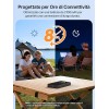 Tenda (Nuovo) MF6 Saponetta WiFi con SIM CAT 4 150Mbps, Wi-Fi 6 AX300Mbps, Router WiFi con SIM Portatile, Schermo LCD a Colori, Batteria Ricaricabile, USB-C Porta, Carica con Powerbank, Plug & Play