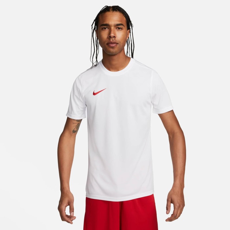 Nike M Nk Dry Tee Dfc Crew Solid - L White/University Red Nike M Nk Dry Tee Dfc Crew Solid - L White/University Red