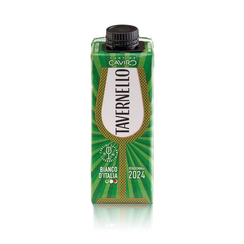 Tavernello Classico Vino Bianco d'Italia, Vino Secco con Profumi Fruttati, 10.5% Vol, Confezione con 48 Brik da 250 ml Tavernello Classico Vino Bianco d'Italia, Vino Secco con Profumi Fruttati, 10.5% Vol, Confezione con 48 Brik da 250 ml