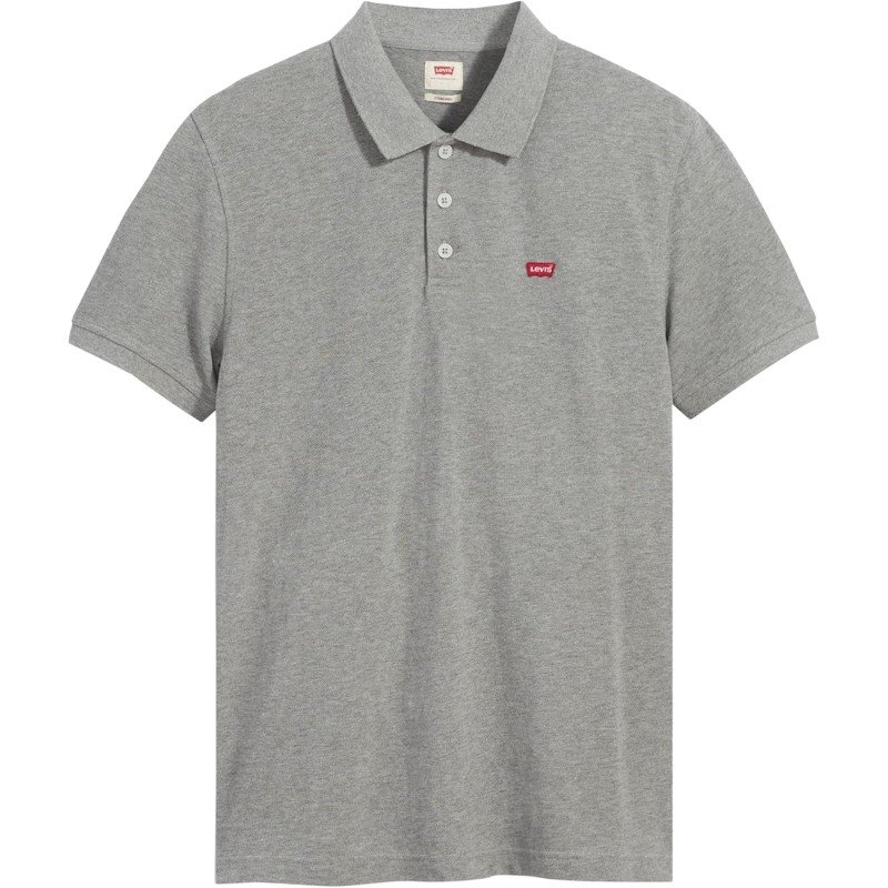 Levi's Housemark Polo T-Shirt Uomo - M Grey Heather Levi's Housemark Polo T-Shirt Uomo - M Grey Heather