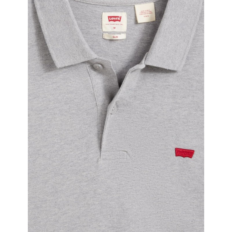 Levi's Housemark Polo T-Shirt Uomo - XXL Medium Grey Heather Levi's Housemark Polo T-Shirt Uomo - XXL Medium Grey Heather