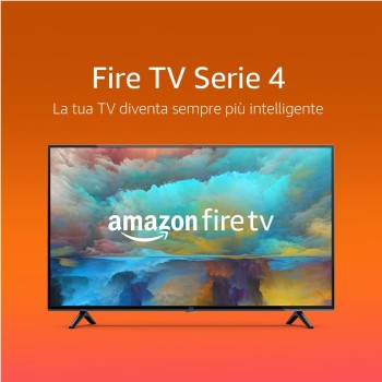 Ti presentiamo Amazon Fire TV Serie 4, Smart TV in 4K UHD, guarda la TV in diretta senza cavo, 43“ - 43 pollici Ti presentiamo Amazon Fire TV Serie 4, Smart TV in 4K UHD, guarda la TV in diretta senza cavo, 43“ - 43 pollici
