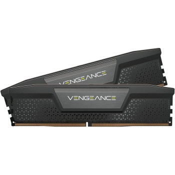 CORSAIR VENGEANCE DDR5 RAM 32GB (2x16GB) 5200MHz CL40 Intel XMP Compatibile iCUE Memoria per Computer - Nero (CMK32GX5M2B5200C40) - 32GB (2x16GB) Nero