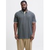 JACK & JONES Polo Plain Shirt Collar Polo - 6XL Plus Marina JACK & JONES Polo Plain Shirt Collar Polo - 6XL Plus Marina