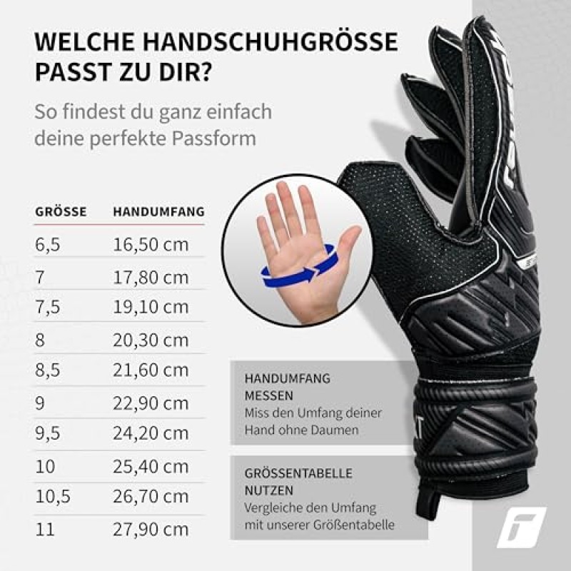 Reusch Attrakt Solid, Guanti da Portiere Unisex Adulto - 10 Nero Reusch Attrakt Solid, Guanti da Portiere Unisex Adulto - 10 Nero