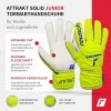 Reusch Attrakt Junior-Guanti da Portiere Unisex con Cuciture Esterne E Rivestimento Solido, Adatti per Tutte Le Superfici del Campo da Gioco, Calcio per Bambini Ragazzo - 5 giallo-blu