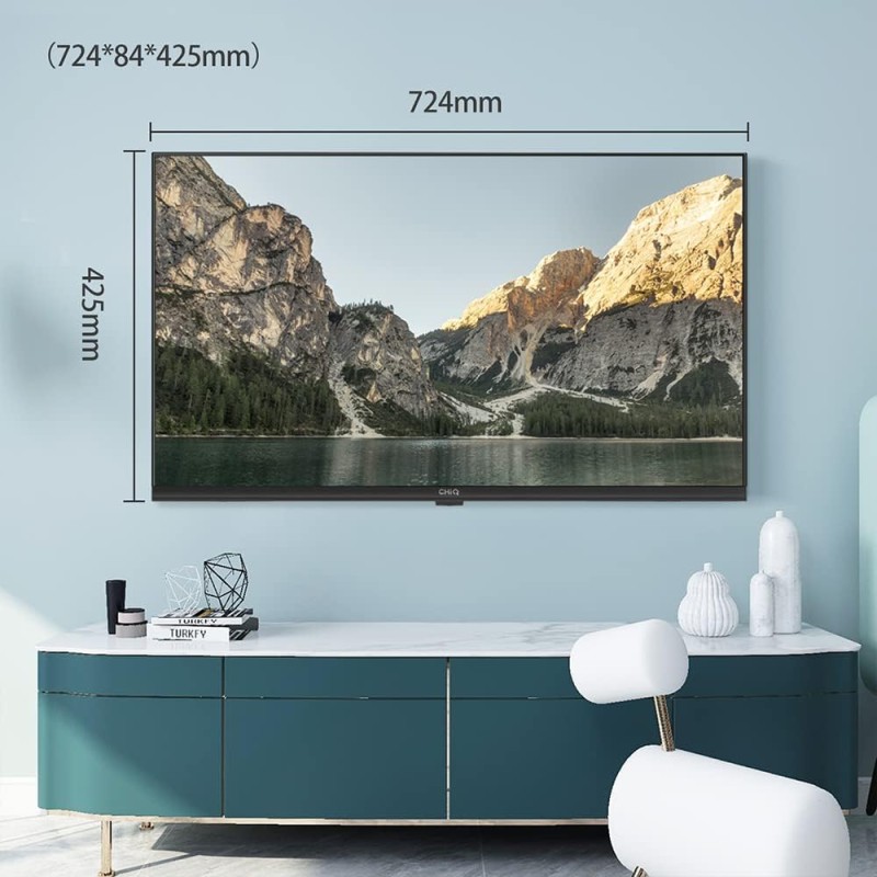 CHiQ L32G7L, 32 Pollici Smart TV, Android 11, HD, Frameless TV, Netflix, Prime Video, Youtube, HDR10, 2.4/5G Wi-Fi, Bluetooth5.0, Chromecast, Google Assistant, DVB-T2/T/S2 - 32” CHiQ L32G7L, 32 Pollici Smart TV, Android 11, HD, Frameless TV, Netflix, Prime Video, Youtube, HDR10, 2.4/5G Wi-Fi, Bluetooth5.0, Chromecast, Google Assistant, DVB-T2/T/S2 - 32”
