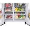 LG GSLV70PZTD Frigorifero Americano Side-by-Side, Total No Frost, 635L, Classe D, Wi-Fi, Frigorifero con Dispenser Acqua e Ghiaccio con Allaccio, Door & Linear Cooling, Platinum Silver - 635 L Grey