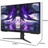 Samsung Monitor Gaming Odyssey G3 (S27AG322), Flat, 27", 1920x1080 (Full HD), VA, 165 Hz, 1 ms, FreeSync Premium, HDMI, Display Port, Ingresso Audio, HAS, Pivot, Flicker Free, Eye Saver Mode - 27''