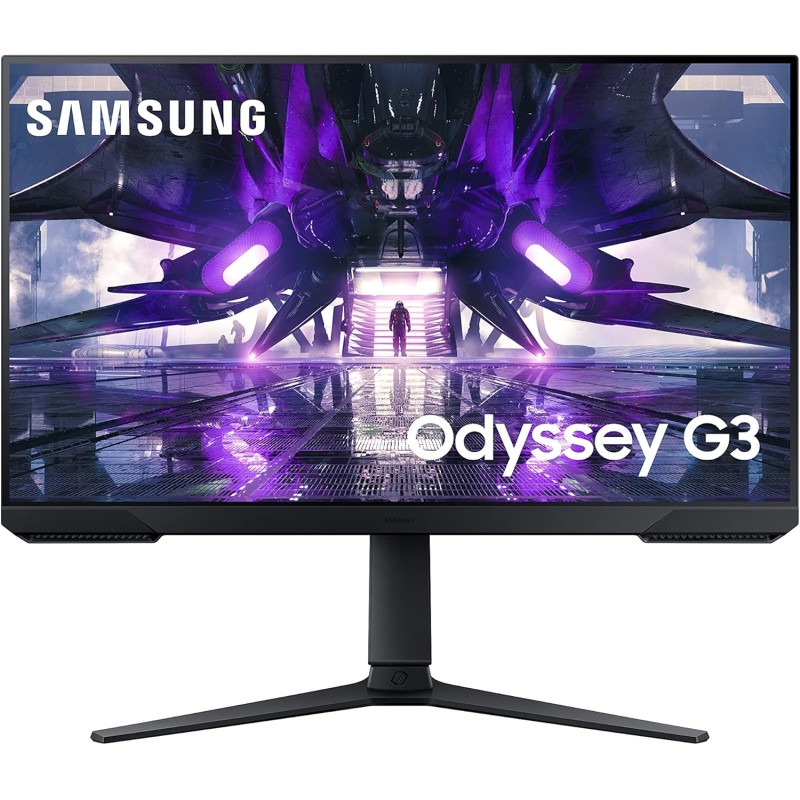 Samsung Monitor Gaming Odyssey G3 (S27AG322), Flat, 27", 1920x1080 (Full HD), VA, 165 Hz, 1 ms, FreeSync Premium, HDMI, Display Port, Ingresso Audio, HAS, Pivot, Flicker Free, Eye Saver Mode - 27''
