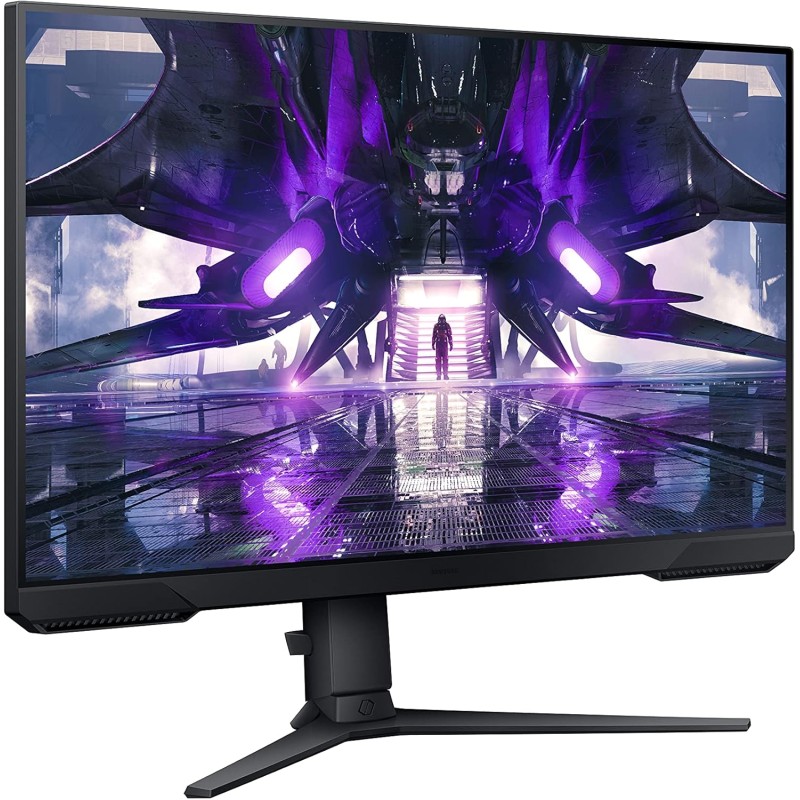 Samsung Monitor Gaming Odyssey G3 (S27AG322), Flat, 27", 1920x1080 (Full HD), VA, 165 Hz, 1 ms, FreeSync Premium, HDMI, Display Port, Ingresso Audio, HAS, Pivot, Flicker Free, Eye Saver Mode - 27''