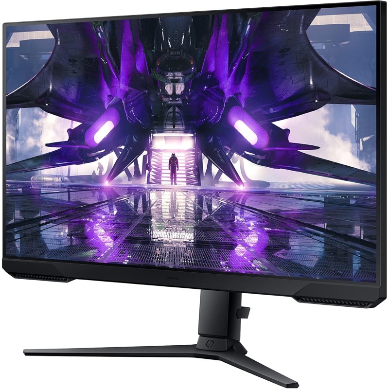 Samsung Monitor Gaming Odyssey G3 (S27AG322), Flat, 27", 1920x1080 (Full HD), VA, 165 Hz, 1 ms, FreeSync Premium, HDMI, Display Port, Ingresso Audio, HAS, Pivot, Flicker Free, Eye Saver Mode - 27''
