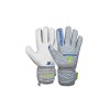 Reusch Attrakt Grip Finger Support Guanti da portiere per adulti con protezione delle dita per tutte le superfici dei campi da gioco - 9 grigio-blu-giallo
