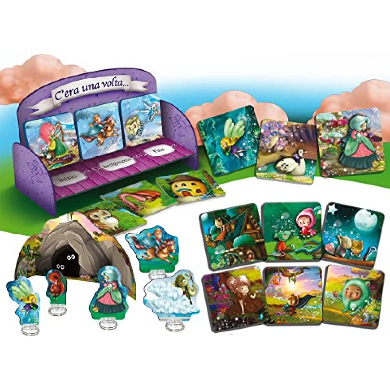 Liscianigiochi- Montessori l'Inventafavole del Mondo Fantastico, 95216