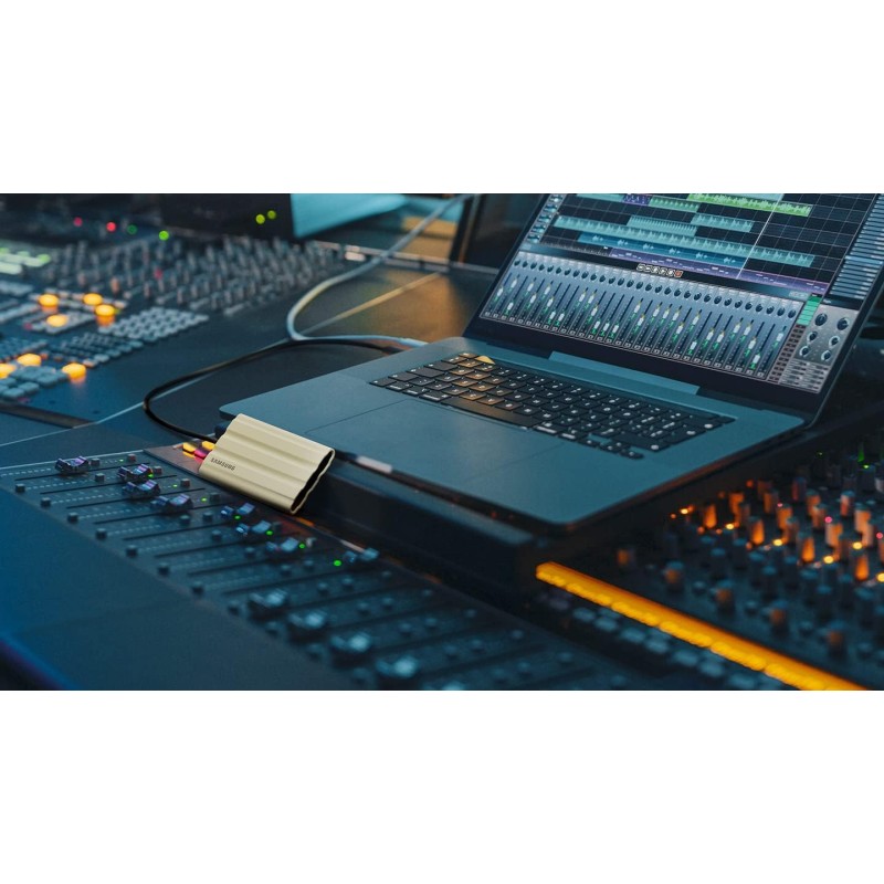 Samsung MU-PE1T0R/EU T7 Shield SSD Portatile da 1TB, USB 3.2 Gen.2, blu,compatibile con Mac, iPhone e iPad - 1 TB Blu