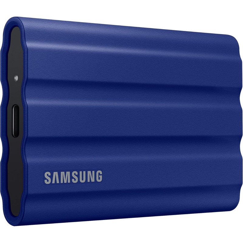 Samsung MU-PE1T0R/EU T7 Shield SSD Portatile da 1TB, USB 3.2 Gen.2, blu,compatibile con Mac, iPhone e iPad - 1 TB Blu