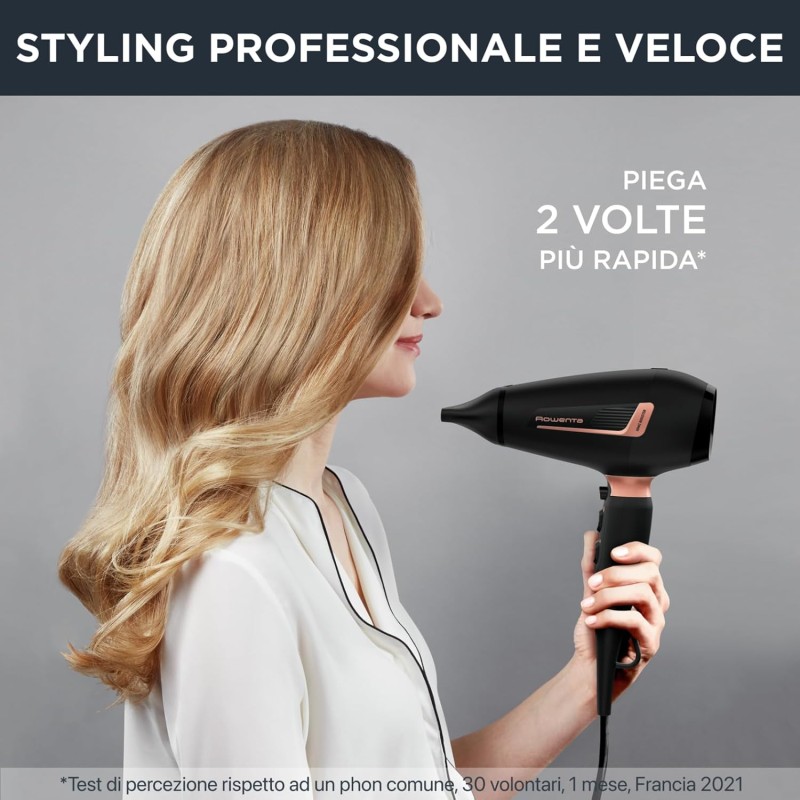 Rowenta Cv8830 Pro Expert, Asciugacapelli, 2200 W, Generatore Di Ioni, Accessori Per Styling, Impostazioni Personalizzate, Ergonomico, Nero - Nero/Oro Rowenta Cv8830 Pro Expert, Asciugacapelli, 2200 W, Generatore Di Ioni, Accessori Per Styling, Impostazioni Personalizzate, Ergonomico, Nero - Nero/Oro